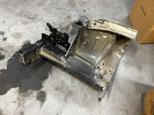 ĆWIARTKA FARTUCH PODŁUŻNICA STREFA ZGNIOTU PRZÓD LEWY PEUGEOT 308 II T9 EU