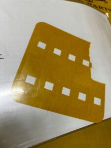 KOMPLET FOLIA OCHRONNA ZDERZAKA TYŁ LEWA PRAWA BMW 4 G26 NOWA OEM