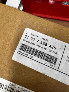 LISTWA NAKŁADKA BŁOTNIKA TYŁ LEWA LEWY BMW X5 E70 NOWA OEM