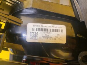LAMPA PRAWY TYŁ MINI COUNTRYMAN F60 RHD UK 9477156