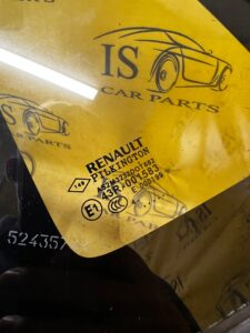 SZYBA KAROSERYJNA BŁOTNIKA TYŁ LEWY RENAULT CAPTUR I PRZEDLIFT 2014R