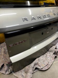 KOMPLET KLAPA TYLNA TYŁ ZDERZAK RANGE ROVER EVOQUE L538 3 DRZWI