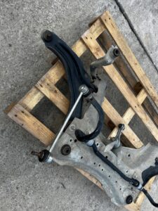 KOMPLET WÓZEK SANKI KOŁYSKA WAHACZE STABILIZATOR PRZÓD RENAULT ZOE I Z.E.