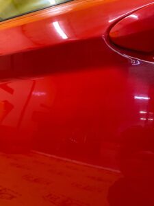 DRZWI LEWE PRZEDNIE PRZÓD FORD FIESTA MK7 3 DRZWI BRQAWWA RED RACE