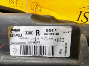 REFLEKTOR LAMPA PRZEDNIA PRZÓD PRAWY PRAWA DACIA DOKKER EU