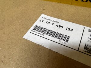 RAMKA OBUDOWA LUSTERKA SHADOW LINE PRAWA BMW 3 G20 G21 NOWA OEM