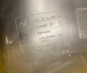 LEWE NADKOLE PRZEDNIE PRZÓD BMW M2 F87 CS