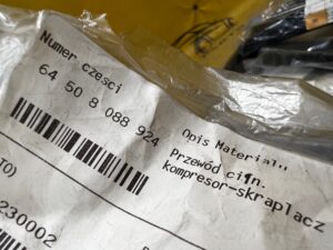 WĄŻ PRZEWÓD KLIMATYZACJI KOMPRESOR-SKRAPLACZ BMW M3 G80 M4 G82 NOWY OEM