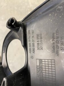 ZAŚLEPKA HALOGENA PRAWA MERCEDES ACTROS MP4