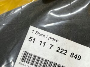 ZAŚLEPKA OSŁONA ZDERZAKA PRZÓD LEWA BMW X5 E70 LIFT NOWA OEM