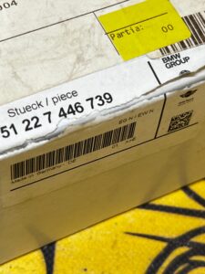 OGRANICZNIK DRZWI LEWY TYŁ BMW F36 51227446739