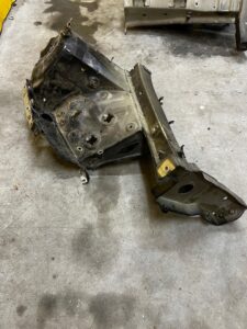 ĆWIARTKA FARTUCH PODŁUŻNICA STREFA ZGNIOTU PRZÓD PRAWY PEUGEOT 308 II T9 EU