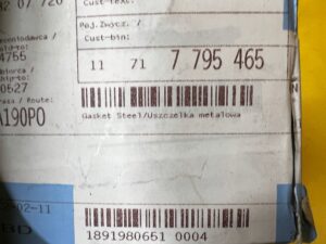 USZCZELKA KOLEKTORA CHŁODNICY EGR AGR BMW N47 N57 N57S NOWA OEM