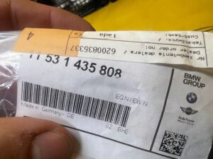 4 X ORING USZCZELKA UKŁADU CHŁODZENIA 20X3 BMW M52 M54 M56 NOWY OEM