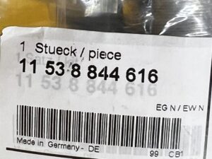 ZESTAW NAPRAWCZY PRZEWODU WODNEGO WODY BMW NOWY OEM