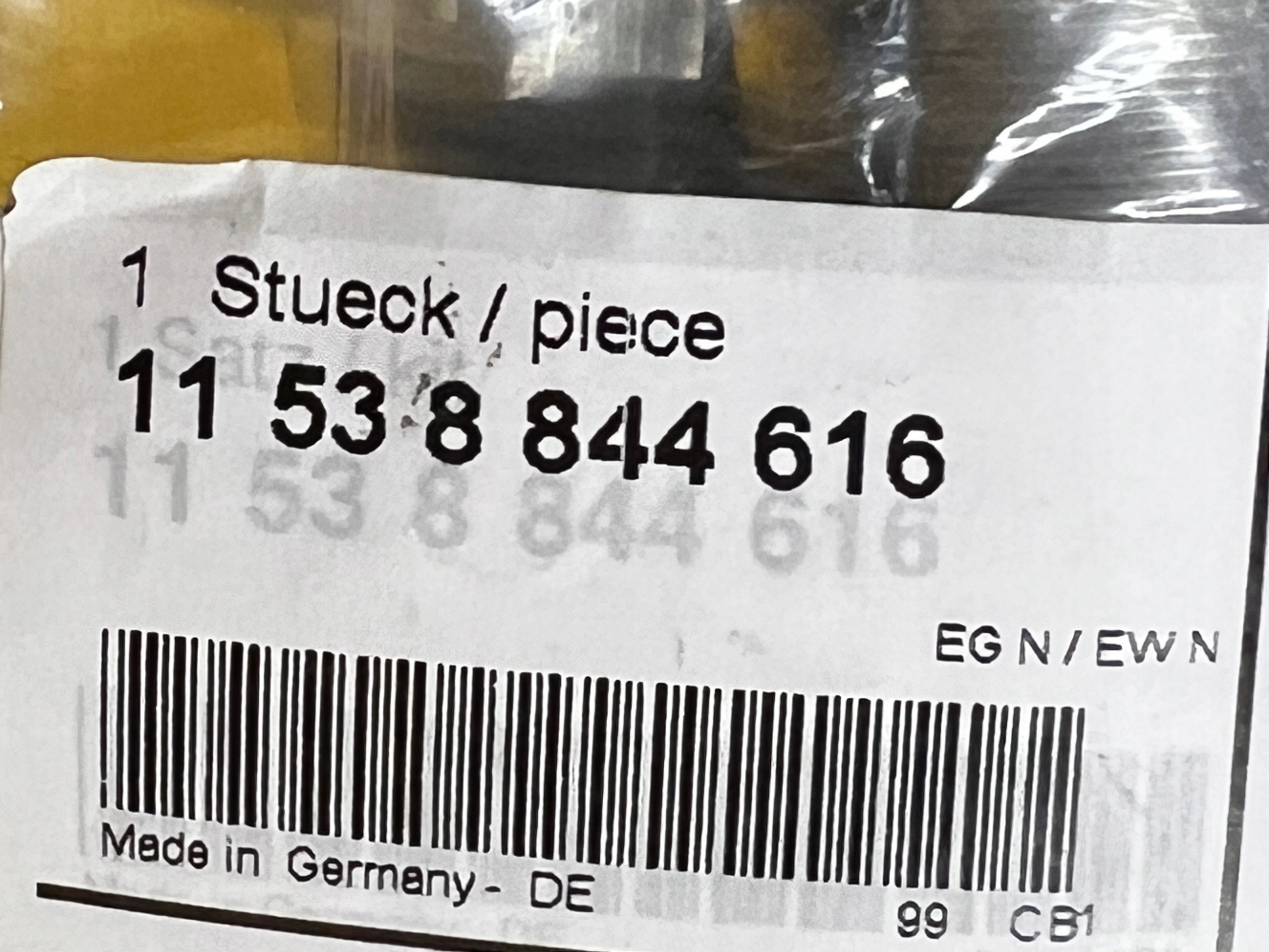 ZESTAW NAPRAWCZY PRZEWODU WODNEGO WODY BMW NOWY OEM