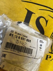 12 X STYK WTYCZKA PŁASKA BMW NOWA OEM