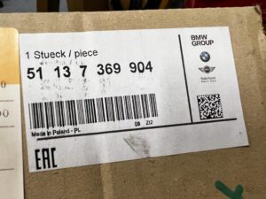 KRATKA GRILL ZDERZAKA ATRAPA PRAWA BMW 7 G11 G12 NOWA OEM
