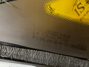 SZYBA SZYBKA KAROSERYJNA BŁOTNIKA TYŁ PRAWA PORSCHE CAYENNE COUPE 9Y3 9Y0