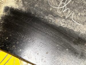 LISTWA NAKŁADKA PROGOWA PRÓG LEWA LEWY BMW X6 F16 CARBONSCHWARZ M-PAKIET