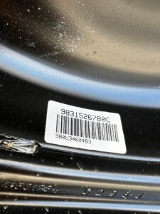 KOŁO ZAPASOWE DOJAZDOWE PEUGEOT 207 125/80 R15 2021R