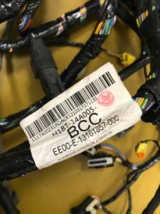 WIĄZKA INSTALACJA WNĘTRZA KABINY FORD FIESTA MK8