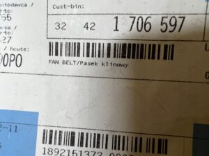 PASEK KLINOWY BMW 5 E12 E28 3 E21 E30 M5 E34 NOWY OEM