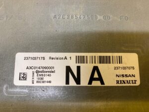 RENAULT CLIO V 5 CAPTUR II 2 1.0 STEROWNIK SILNIKA