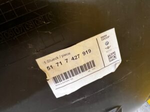 NADKOLE OSŁONA WNĘKA LEWY PRZÓD BMW X2 25dX F39 NOWE OEM