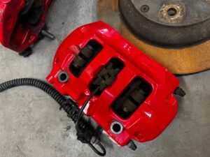 KOMPLET TARCZE HAMULCE ZACISKI PORSCHE CAYENNE II 7P5 GTS 4.8 V8 B BREMBO