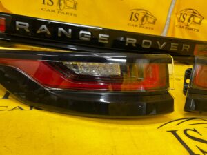 KPL LAMPY TYŁ TYLNE PRAWA LEWA BLENDA CZARNE LED RANGE ROVER VELAR L560 EU
