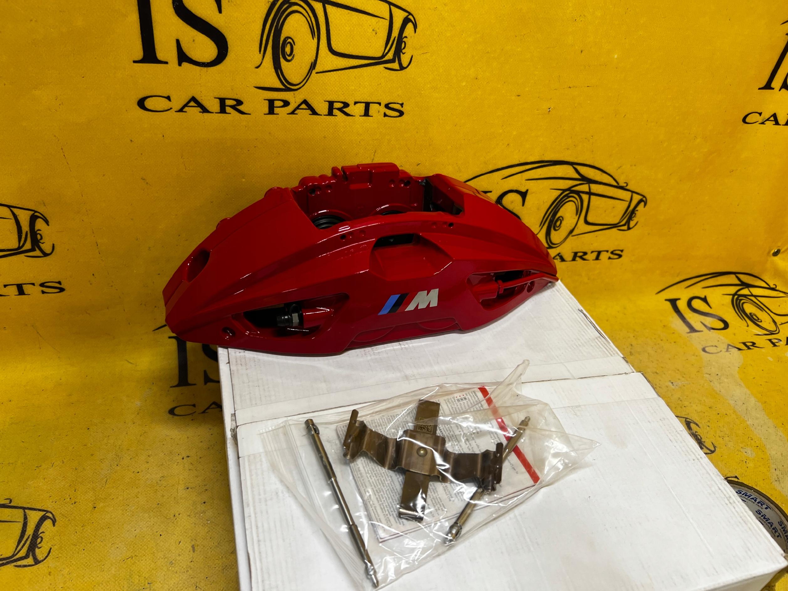 ZACISK HAMULCA CZERWONY PRZÓD LEWY M PERFORMANCE BMW 3 G20 G21 NOWY OEM