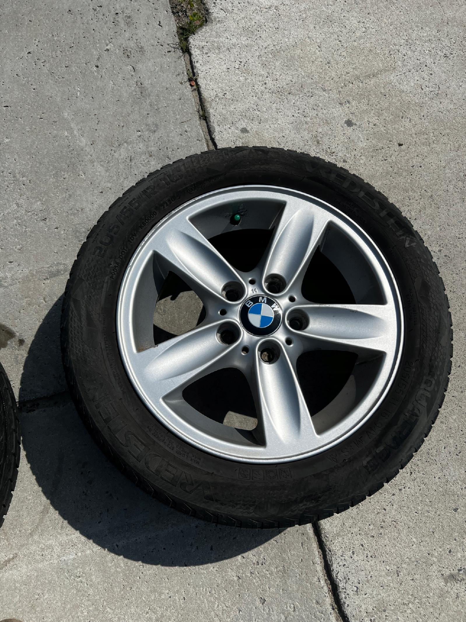 KOŁO FELGA OPONA CAŁOROCZNA BMW SERIA 1 E87 E81 E82 E88 205/55 R16