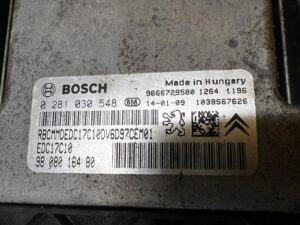 ZESTAW STARTOWY ECU BSI BCM LICZNIK STACYJKA PEUGEOT 308 II T9 EU 1.6 E-HDI