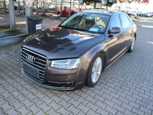 AUDI A8 D4 4H0 4.0TFSI MATRIX KOMPLETNY PRZÓD CHŁODNICE MASKA LAMPY LX1Y