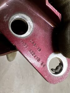 KOMPLET ZAWIASY DRZWI PRZÓD PRAWY FORD ESCAPE IV MK4