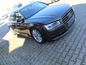 AUDI A8 D4 4H0 4.0TFSI MATRIX KOMPLETNY PRZÓD CHŁODNICE MASKA LAMPY LX1Y