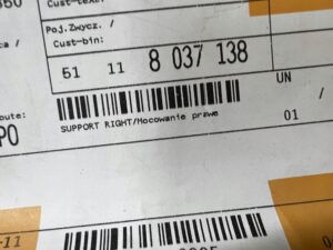 RAMKA KRATKA ZDERZAKA PRZÓD PRAWA PRAWY M-PAKIET BMW X5 E70 NOWA OEM