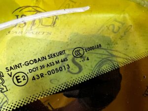 SZYBA KAROSERYJNA TYŁ LEWY LEWA PEUGEOT 508 I LIFT KOMBI SW RXH