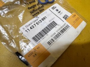 2 X USZCZELKA BAGNETU POZIOMU OLEJU 11,81X2.6 MINI R50 R52 R53 NOWA OEM