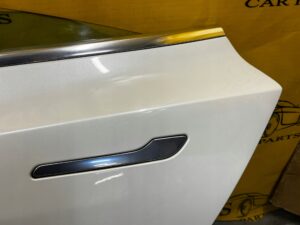 LEWE DRZWI KOMPLET PRZÓD TYŁ STRONA TESLA MODEL 3 BIAŁA PERŁA