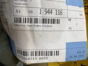 10 X TAŚMA KLEJĄCA DWUSTRONNA TABLICY KLAPY TYŁ BAGAŻNIKA BMW MINI