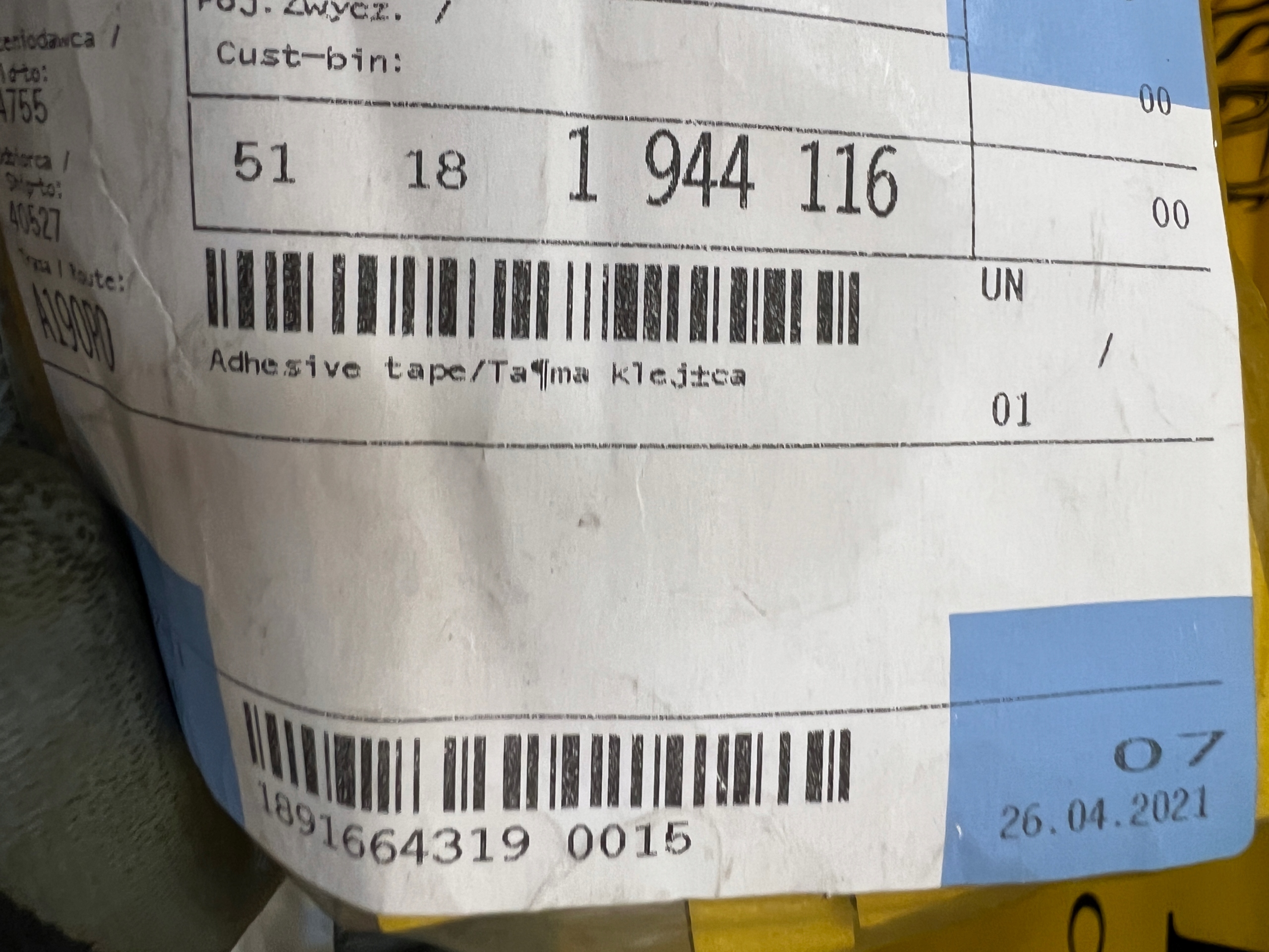 10 X TAŚMA KLEJĄCA DWUSTRONNA TABLICY KLAPY TYŁ BAGAŻNIKA BMW MINI