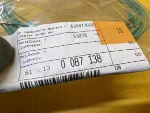 9 X STYK TULEJOWY MLK 1,2 Z KABLEM BMW NOWY OEM