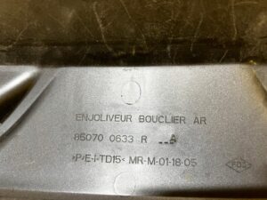 SPOJLER NAKŁADKA ZDERZAKA TYLNEGO DACIA SANDERO STEPWAY III 2023R