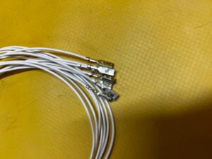 7 X ZŁĄCZE ELEKTRYCZNE STYK MĘSKI SLK 2,8 Z KABLEM BMW NOWE OEM