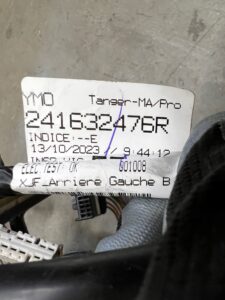 WIĄZKA WNĘTRZA ŚCIANY GRODZIOWEJ DACIA SANDERO III 1.0 TCE LPG ECO-G