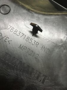 OSŁONA PROGU RENAULT GRAND SCENIC IV 768371853R L