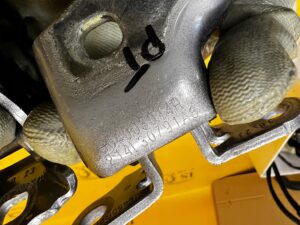 KOMPLET ZAWIASY DRZWI TYŁ PRAWY RENAULT ESPACE VI AUSTRAL TEKQG