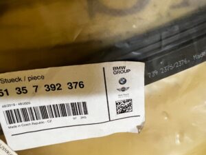 USZCZELKA TYLNA RAMY SZYBY DRZWI TYŁ PRAWA PRAWY BMW 6 GT G32 NOWA OEM